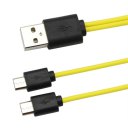 ZNTER One Drag 1/2/3/4 Micro USB Charging Cable for USB Rechargeable Batteries