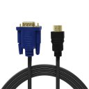 HDMI To VGA Cable 15Pin Adapter Male to Male 1024 x 768p Fast Transfer Rate