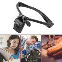 Headband Magnifier LED Magnifying Glass with 5 Lens for Repairing Reading