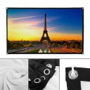 Portable Foldable Movie Projector Screen 16:9 Projection HD Home Theater