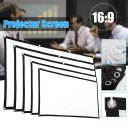 Portable Foldable Movie Projector Screen 16:9 Projection HD Home Theater