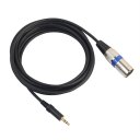 355530 3.5mm Jack Stereo Male Plug Connector Cable To Microphone XLR Audio