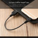 Car Audio Converter Adapter AUX 3.5mm Male to USB Male Jack Plug Cable