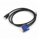 5.9ft Gold 24+1 DVI-D Male to HDMI Male Cable for HDTV HD