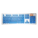 104 Keys Punk Keycap ABS Round Keycap DIY Button Cap For Mechanical Keyboard