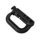 Outdoor Tactical Gear Carabiner Backpack Keychain D-Ring Spring Snap Clip