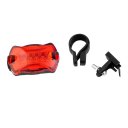 5 LEDs Cycling Bike Bicycle Warning Safety Rear Tail Light Lamp 6 Modes