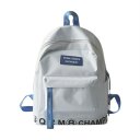 Fashion Canvas Backpack Letters Printed Large Capacity Backpack School Bag