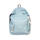 Large Capacity Backpack Shoulder Bag Fashion Double Zipper Students School Bag