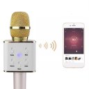 Q7 Handheld Mobile Phone KTV Home Mini Karaoke Wireless Bluetooth Microphone