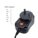 3-12V Adjustable Power Supply USB Charger 12W Voltage Regulator Adapter