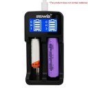 USB Battery Charger 2-Slot Smart Battery Charger With LCD Display For 18650