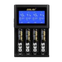 4 Slots Smart LCD Rechargeable Battery Charger for AA & AAA Ni-MH Ni-cd