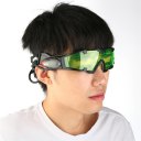 Adjustable LED Night Vision Goggles With Flip-Out Lights Eye Lens Glasses