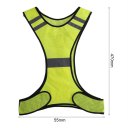 Thin Breathable Night Running Cycling LED Safety Security Reflective Vest