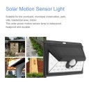 Waterproof Solar Energy Saving Induction Motion Sensor LED Lamp Wide Angle