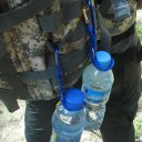 Carabiner Water Bottle Holder Camping Hiking Aluminum Rubber Buckle Hook