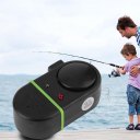 Electronic LED Light Fish Bite Sound Alarm Bell Clip On Fishing Rod New