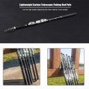 1.8/2.1/2.4/2.7/3.0/3.6M Lightweight Carbon Telescopic Fishing Rod Pole