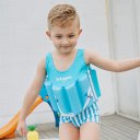 Boys Float Suits Striped One-piece Buoyancy Swimwear Swimsuits WK-NTL011