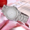 Luxury Design Full of Shiny Rhinestone Quartz Movement Wrist Watches Woman