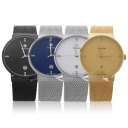 WWOOR Luxury Men's Quartz Watches Ultra Thin Date Male Sports Watches 8018