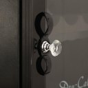 30mm Diamond Clear Crystal Glass Door Pull Drawer Knob Handle Cabinet