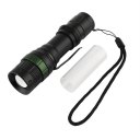 Super Bright Eletric Torch Skid-proof Adjustable Zoomable LED Flashlight