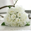 Pretty Lovely Cute Artificial Rose Flower Beautiful Wedding Bridal Bouquet