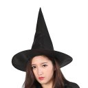 Halloween Oxford Cloth Witch Wizard Hat Magic Hat Party Toys Black Spire Hat