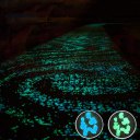100pcs/pack Glow Pebbles Stone Fish Tank Garden Decoration Glowing In The Dark