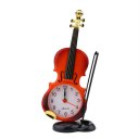 Uniqe Instrument Table Clock Violin Gift Home Decor Quartz Alarm Clock