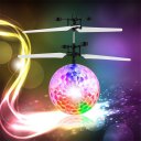 RC Flying Crystal Ball LED Flashing Light Infrared Induction Helicopter Ball