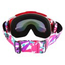 Adults Double Lens Ski Goggles Anti-fog UV400 for Snowboard Glasses Eyewear