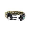 LED SOS Bracelet Multifunctional Survival Kit for Outdoor Camping Hiking