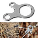 5pcs/lot 3 Hole Molle Tool Survival Buckle Stainless Steel Outdoor Equipment