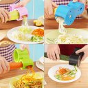 Dual Size Spiral Vegetable Cutter Ribbon Noodle Slicer Useful Kitchen Tool
