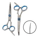 Professional Pet Grooming Scissors Set Shears Hairdressing Haircut Tools Kit