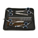 Professional Pet Grooming Scissors Set Shears Hairdressing Haircut Tools Kit