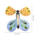 Flying Butterfly Wind Up Swallow Tail Butterfly Magic Funny Toy For Wedding