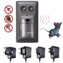 Household Double Head Electronic Ultrasonic Pest Control Repell Mouse Repeller