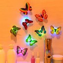 LED Lighting Colorful Butterfly Wall Stickers LED Night Light Home Wall Decor