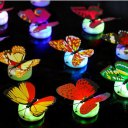 LED Lighting Colorful Butterfly Wall Stickers LED Night Light Home Wall Decor