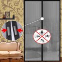 Anti Mosquito Curtain Magnetic Tulle Curtain Automatic Close Door Screen Black