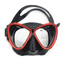 AM-200 Adult Silicone Diving Goggles Mask Double Layer Waterproof Anti-fog