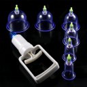 6pcs/set Chinese Health Care Medical Vacuum Body Cupping Therapy Cups Massage