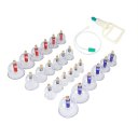 Chinese Health Care Medical Vacuum Body Cupping 24Pcs Massage Cans Cup Set