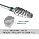 Large Cone Shape Carbide Nail Drill Bit Electric Nail File Drill Bit Drill