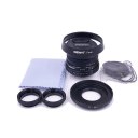 25mm f/1.8 CCTV mini lens for all Nikon 1 Mount mirro Camera & hood Adapter 7 in 1 kit