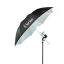 135W Silver Black Umbrellas with Background Stand Non-Woven Fabrice (Black & White & Green) Set US